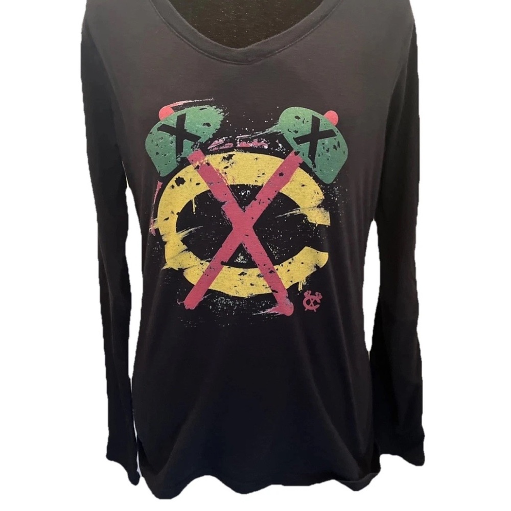 Black Long Sleeve Graphic Tee